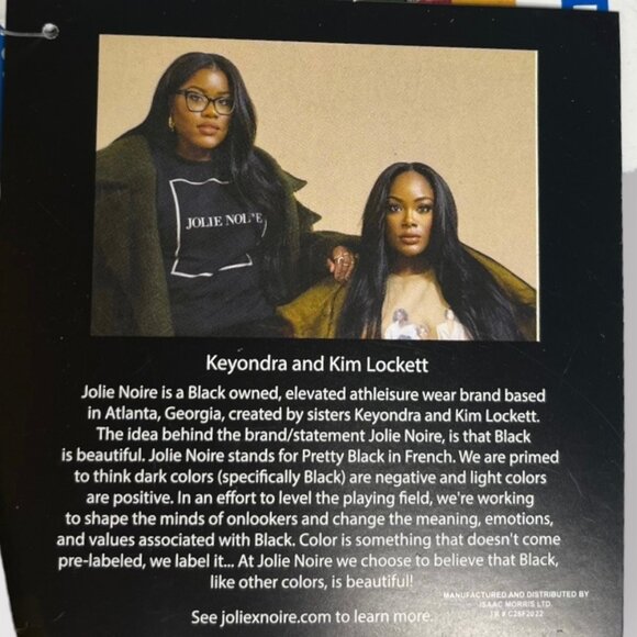 Jolie Noire Graphic Tee Tshirt Black is Beautiful Girls 7/8 Yellow New - Picture 5 of 5